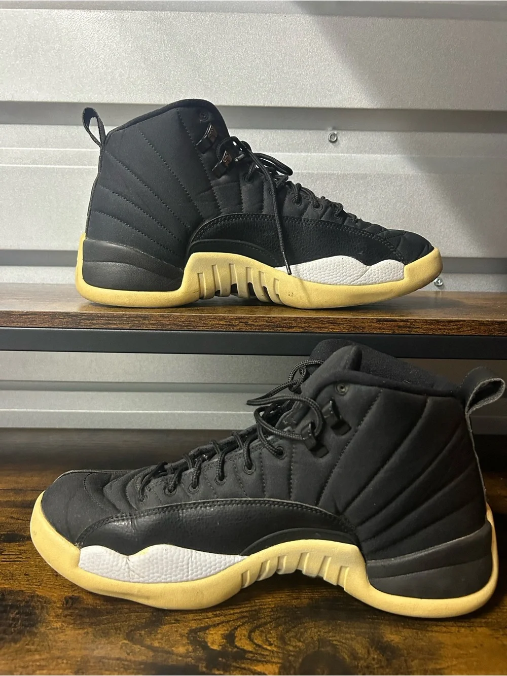 Size 10.5 Air Jordan 12 Mens Retro Black 130690-004